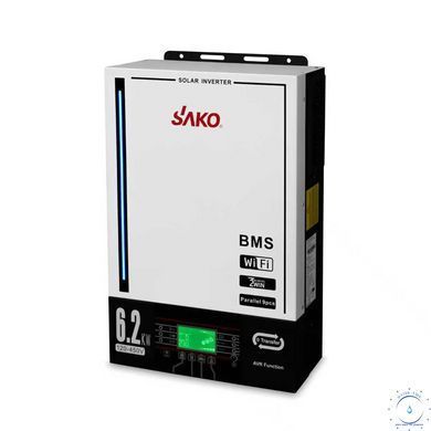 Гибридный инвертор Sako SUNPOLO King 6.2кВт, 1 фаза, AVR SAKO100 фото