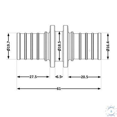Переходних под натяжную гильзу Icma №1032 d20х2,8-25х3,5 851032GXGW05 SD00053864 фото