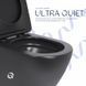 Унітаз підвісний Qtap Robin New Ultra Quiet безобідковий з сидінням Soft-close MATT BLACK QT13332381АSMB SD00052574 фото 5