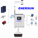 Гибридный инвертор + контроллер заряда от солнечных панелей + АС зарядка (функция ИБП) ENERSUN - HB5548 5.5 kWh 23072050 фото 5