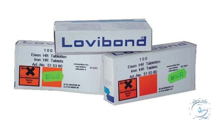 Таблетки LR для визначення низького вмісту заліза BWT 14165 фото