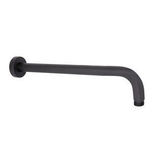 Кронштейн для верхнего душа Qtap Trubice 370 мм округлый QTTRU120BLM45927 Black Matt SD00052051 фото