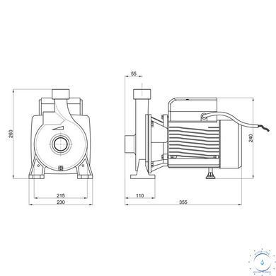 Насос поверхневий відцентровий Thermo Alliance CPm190/1 1,5 кВт SD00046830 фото