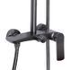 Душова система для душу Qtap Slavonice на два споживачі QTSLA110GMB45913 Gunmetal Black PVD SD00052037 фото 3