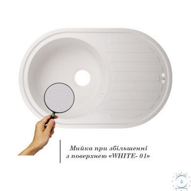 Кухонная мойка Lidz 780x500/200 WHI-01 (LIDZWHI10780500200) SD00039798 фото