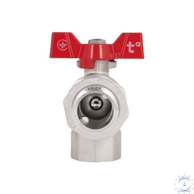 Кран шаровой "Американка" Thermo Alliance Forte 1" угловой SF221W25 SD00025449 фото