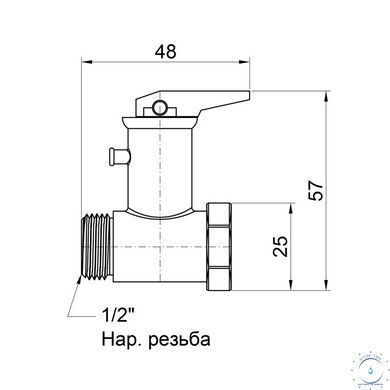 Обратный клапан Thermo Alliance Standart 1/2" SD24315R SD00006812 фото