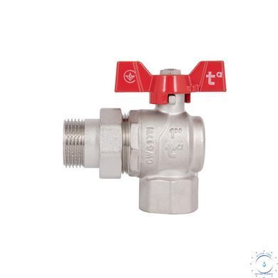 Кран шаровой "Американка" Thermo Alliance Forte 1" угловой SF221W25 SD00025449 фото