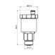 Воздухоотводчик Thermo Alliance Forte 1/2"Н хром, автоматический TAF28115 SD00053592 фото 2