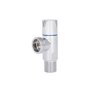 Кран угловой Thermo Alliance Standart (ручка круглая) с керам.буксой 1/2"Н х 3/4"Н SF342W1520 SD00005708 фото