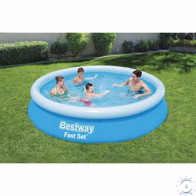 Надувний круглий басейн Bestway 57274 (366х76 см) з картриджним фільтром ap6803 фото