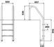 Сходи для басейну Flexinox Standard (3 сходинки), AISI-316L 6523 фото 2