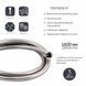 Шланг для ручного душа Qtap Hadice 1600 мм QTHADPVC160C Chrome SD00041924 фото 3