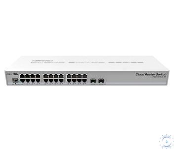 MikroTik CRS326-24G-2S+RM 24-портовий керований L2 99-00002337 фото