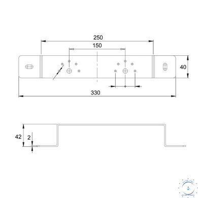 Кронштейн Icma для монтажа гипсокартона 150 № 432 SD00053345 фото