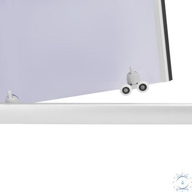 Lidz Latwa SC90x90.SAT.MID.GR Душевая кабина полукруглая, стекло тон. 4 мм + Lidz Душевой поддон KAPIELKA ST90x90x26, с панелью SD00050782 фото