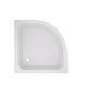 Lidz Latwa SC90x90.SAT.MID.GR Душевая кабина полукруглая, стекло тон. 4 мм + Lidz Душевой поддон KAPIELKA ST90x90x26, с панелью SD00050782 фото 9