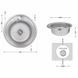 Кухонная мойка Brinex 490-A 0,6 мм Satin (BRIN490SAT06) SD00054083 фото 2