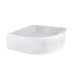 Lidz Latwa SC90x90.SAT.MID.GR Душевая кабина полукруглая, стекло тон. 4 мм + Lidz Душевой поддон KAPIELKA ST90x90x26, с панелью SD00050782 фото 12