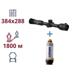 AGM Adder TS35-384 + LifeSaver Bottle Акция тепловизор и портативный очиститель воды via31278 фото