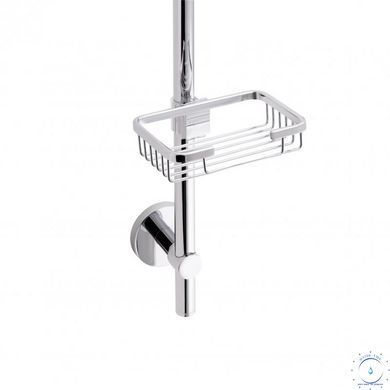 Стійка універсальна Qtap Sprha 700 мм округла з полицею QT003 Chrome SD00031253 фото