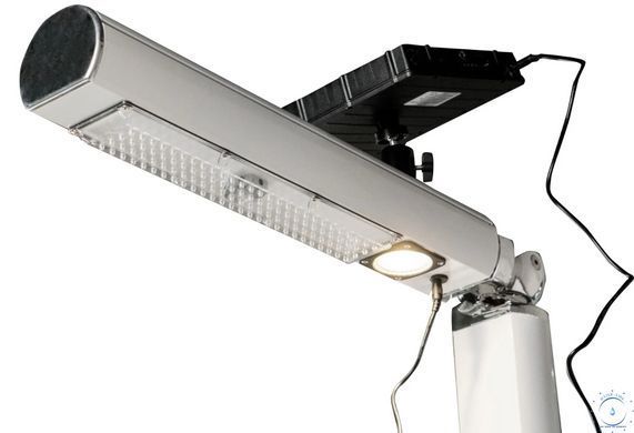 Душ уличный Aquaviva Quick с LED подсветкой и мойкой для ног, белый Q825/9003-QL 33036 фото