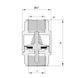 Зворотний клапан Thermo Alliance Forte 1"ВВ нікель із латунним штоком TAF240W25 SD00053353 фото 2