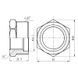 Футорка Thermo Alliance Forte 1" 1/4х1" ЗВ SF3743225 SD00002744 фото 2