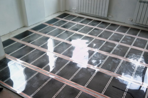 Електрична тепла підлога під плитку без стяжки